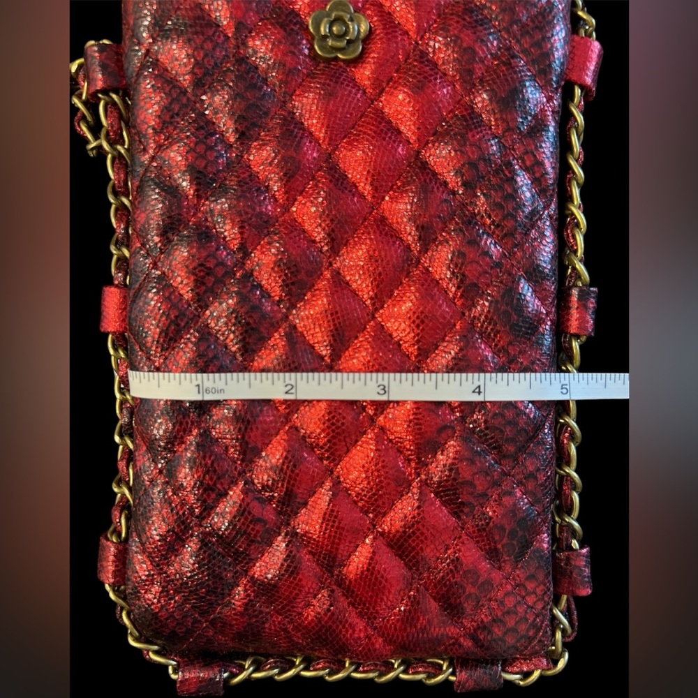 Red Chain Strap mini-purse/phone purse - Picture 8 of 11